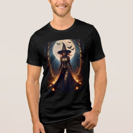 Camiseta Triblenda Bruja del bosque steampunk de Halloween