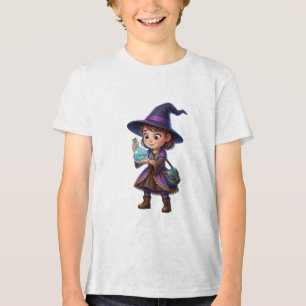 Camiseta Triblenda Bruja preparando poción de Halloween mágica fantas
