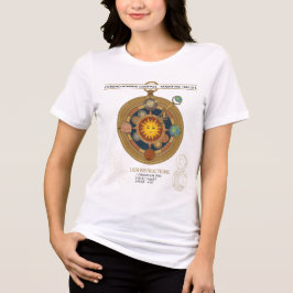 Camiseta Triblenda Brújula divertida del sistema solar steampunk vint