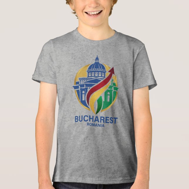 Camiseta Triblenda Bucharest Romania Eastern European (Anverso)