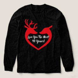 Camiseta Triblenda Buck and Doe Love You the Most T-Shirt