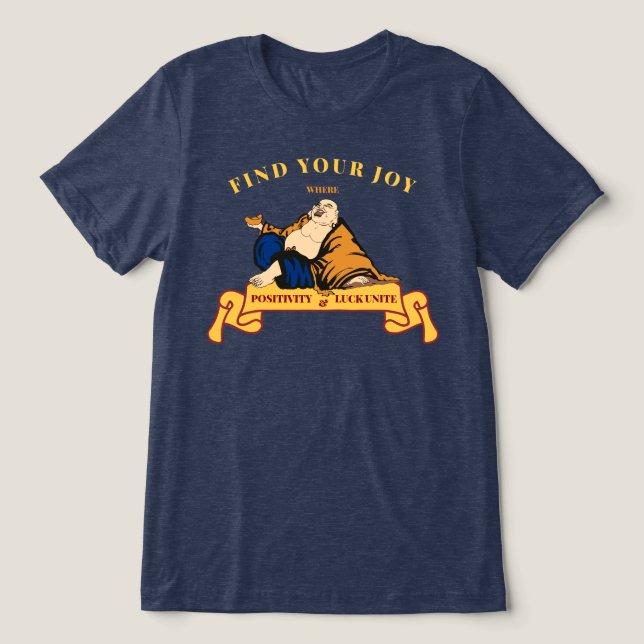 Camiseta Triblenda Buda afortunado (Diseño delantero )