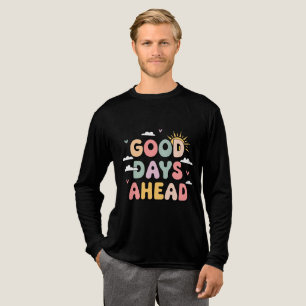 Camiseta Triblenda Buenos días por delante - Retro Positivo