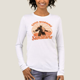Camiseta Triblenda Buenos Días Sol Bigfoot Humor