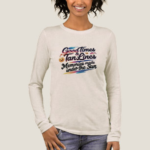 Camiseta Triblenda Buenos Momentos y Líneas de Bronceado, Recuerdos H