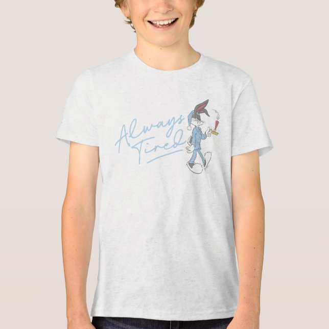 Camiseta Triblenda BUGS BUNNY™ Always Tired (Anverso)