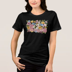 Camiseta Triblenda BUGS BUNNY™ Bordado Floral Gráfico