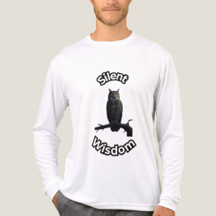 Camiseta Triblenda  **Búho del Bosque Nocturno – Ilustración Realista