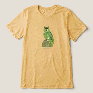 Camiseta Triblenda Búho en cactus