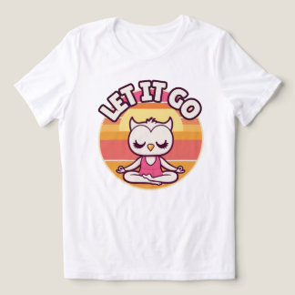 Camiseta Triblenda búho meditación lindo