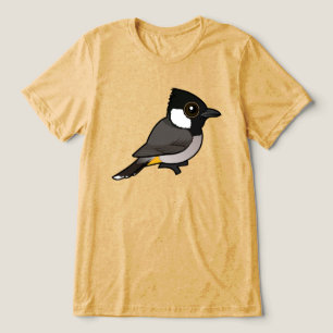 Camiseta Triblenda Bulbul de Orejas Blancas Birdorable