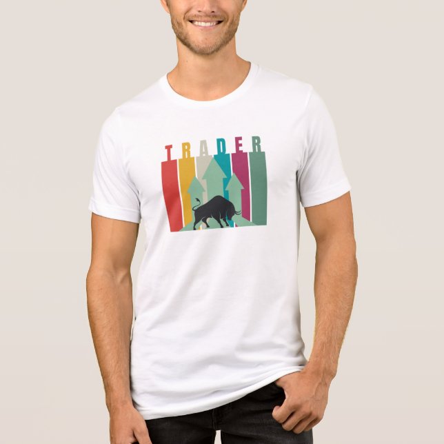 Camiseta Triblenda Bull market Trader | Simple design  (Anverso)