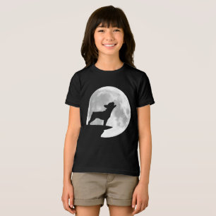 Camiseta Triblenda Bulldog francés divertido llorando luna llena Hall