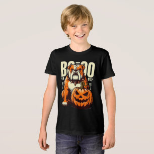 Camiseta Triblenda Bulldog juguetón arte pop: ¿Boo o Bulldog?