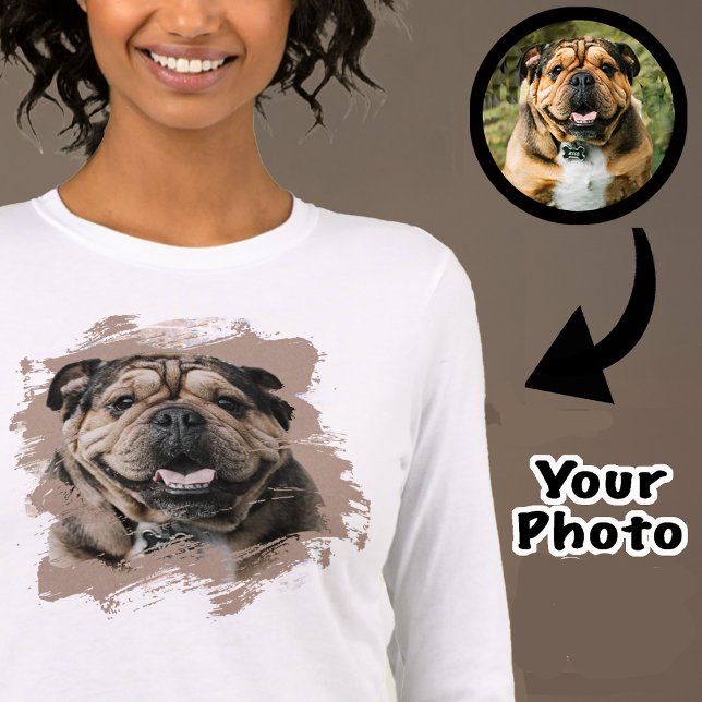 Camiseta Triblenda Bulldog único lindo o tu madre de perro de pozo (Subido por el creador)