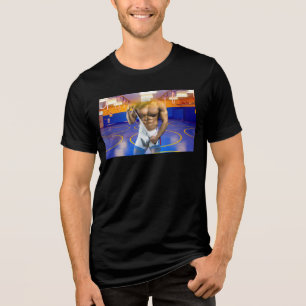 Camiseta Triblenda bulto muscular de hombre de SlipperyJoe's abdomina