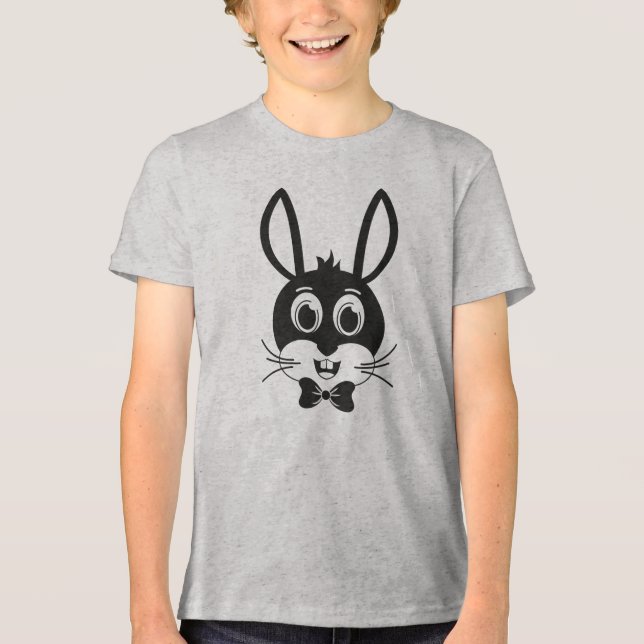 Camiseta Triblenda Bunny Face Boy-32886 (Anverso)