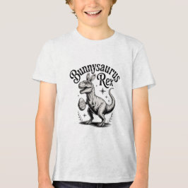 Camiseta Triblenda Bunnysaurus Easter Kids Shirt Dino Bunny Youth tee