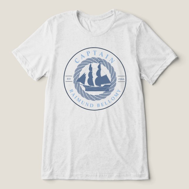 Camiseta Triblenda Buque de navegación (Diseño delantero )