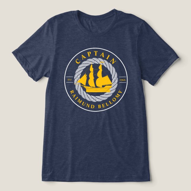 Camiseta Triblenda Buque de navegación (Diseño delantero )