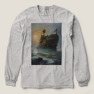 Camiseta Triblenda Buque fantasma, barco pirata,