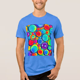 Camiseta Triblenda Burbujas de Arcoíris