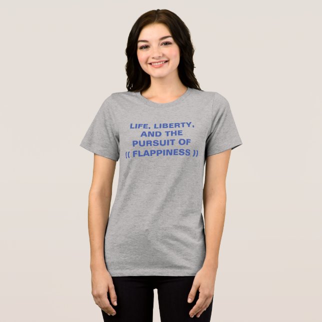 Camiseta Triblenda Búsqueda del Estima del Flapeo Mano-Mano (Anverso Completo )