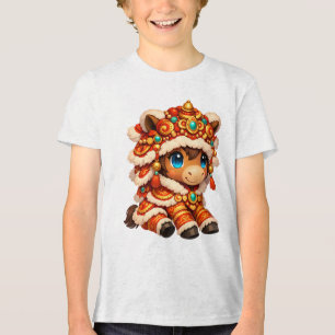 Camiseta Triblenda Caballo de Año Nuevo Chino 2026 Zodiaco