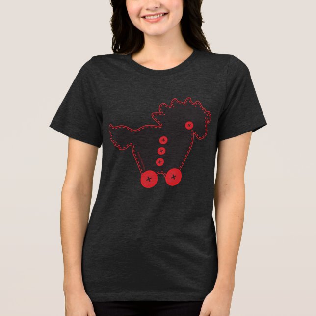 Camiseta Triblenda Caballo de Troya Princesa (Anverso)