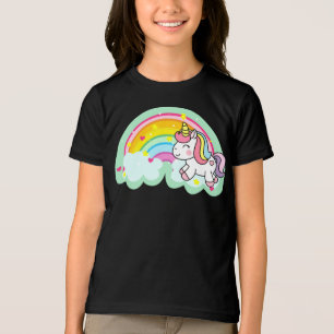 Camiseta Triblenda Caballo de unicornio con Personalizado arcoiris 24