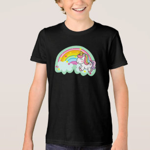 Camiseta Triblenda Caballo de unicornio con Personalizado arcoiris 24