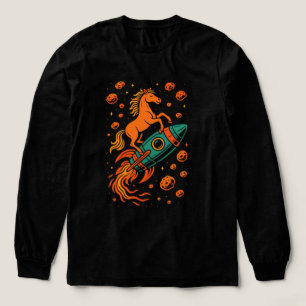 Camiseta Triblenda Caballo montado en un personalizado de cohetes sud