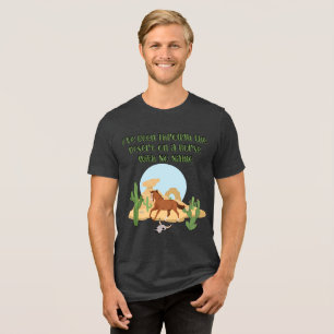 Camiseta Triblenda Caballo Sin Nombre Hombre Bella+Canvas Oscuro