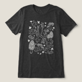 Camiseta Triblenda Cabaña Antigua Frogs Hongos Witchy Goth