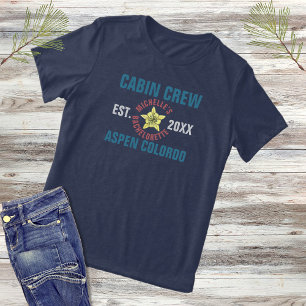 Camiseta Triblenda Cabaña de soltera Crew Bandera de Colorado