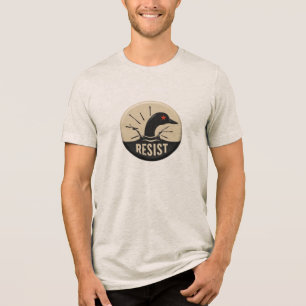 Camiseta Triblenda Cabeza de buzo del somorgujo rebelde – Insignia de