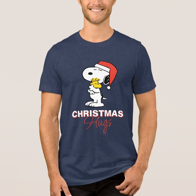 Camiseta Triblenda Cacahuetes | Abrazos de vacaciones Snoopy & Woodst (Anverso)