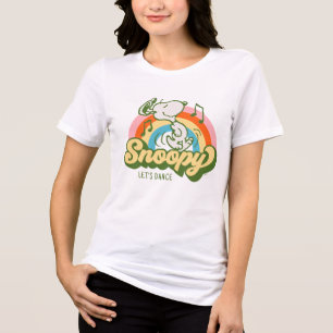 Camiseta Triblenda Cacahuetes   Arcoiris musical Snoopy
