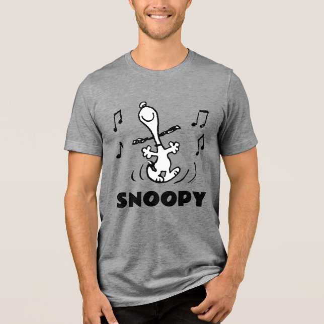 Camiseta Triblenda Cacahuetes | Baile Snoopy (Anverso)