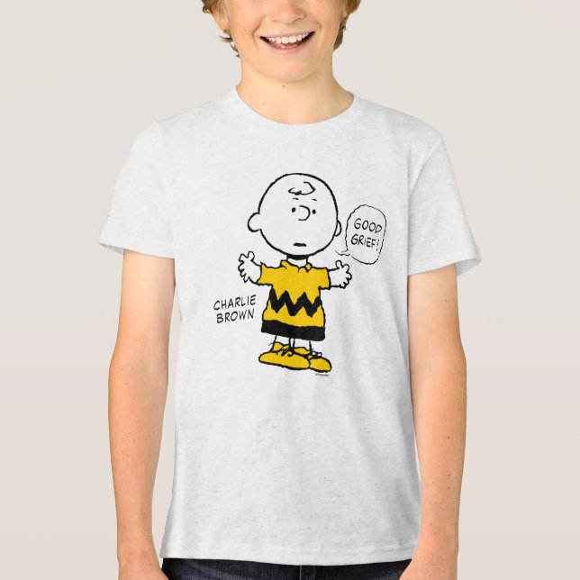 Camiseta Triblenda Cacahuetes | Buen dolor Charlie Brown (Anverso)