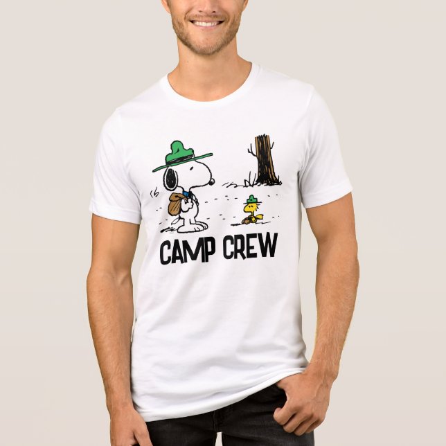 Camiseta Triblenda Cacahuetes | Camping Snoopy & Woodstock (Anverso)