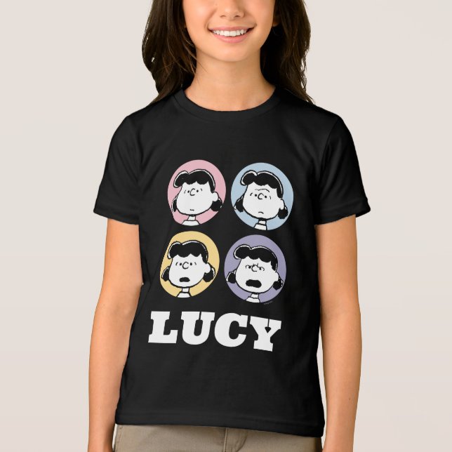 Camiseta Triblenda Cacahuetes | Caras de Lucy (Anverso)