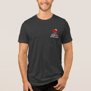 Camiseta Triblenda Cacahuetes Chaqueta Hinchada Roja de Snoopy