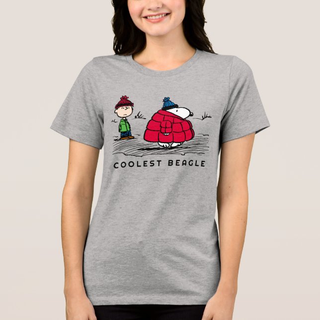 Camiseta Triblenda Cacahuetes | Chaqueta rellena Snoopy & Linus Down (Anverso)