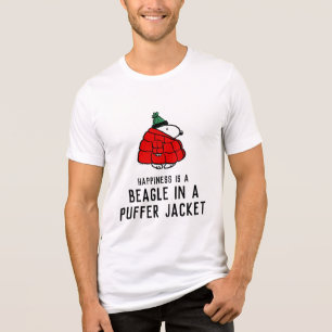 Camiseta Triblenda Cacahuetes   Chaqueta Snoopy Red Puffer