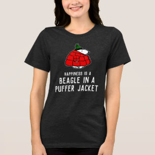 Camiseta Triblenda Cacahuetes   Chaqueta Snoopy Red Puffer