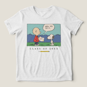Camiseta Triblenda Cacahuetes Charlie Brown Snoopy Bueno Lo Hiciste G