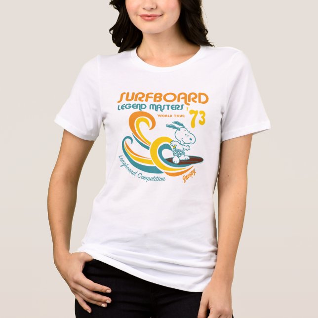 Camiseta Triblenda Cacahuetes | Concurso Snoopy Surfboard Longboard (Anverso)