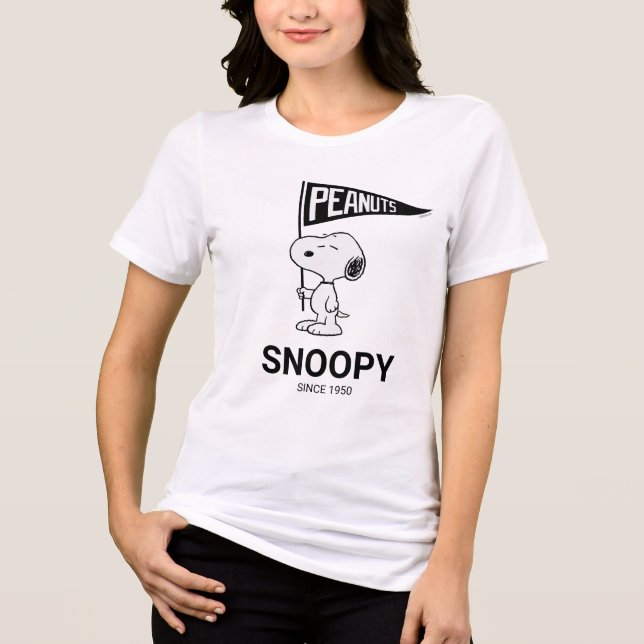 Camiseta Triblenda Cacahuetes | Departamento Atlético Snoopy (Anverso)