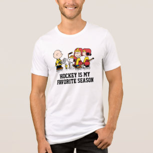 Camiseta Triblenda Cacahuetes   Entrenador de hockey Charlie Brown